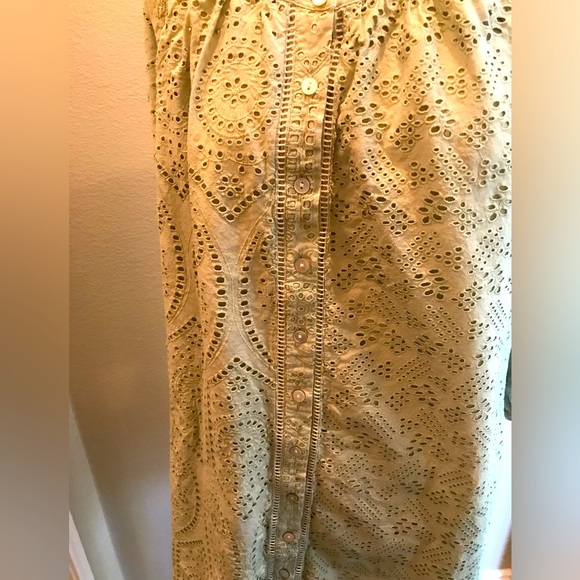 Faherty brand Cute Women Organic cotton Dress.. Size Medium - Picture 8 of 11